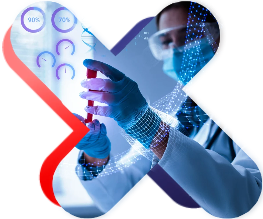 isotipo con imagen analisis